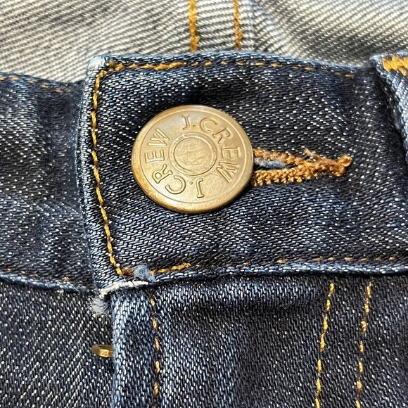J. Crew Womens Toothpick Ankle Stretch Skinny Jeans Dark Blue Size 26 USA Made - Picture 7 of 12